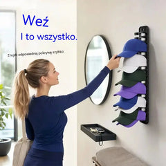 【2 sztuki】Organizator na czapki oszczędzający miejsce