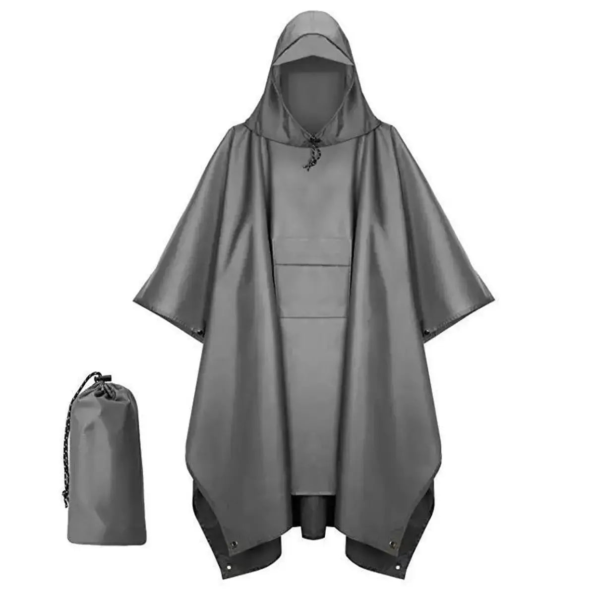 🏕️ Poncho de Lluvia Multifunción 3 en 1 | Capa Impermeable + Tienda de Campaña + Manta de Suelo | Para Senderismo y Camping 🌧️