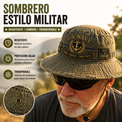 🏆Último día de rebajas: 49% de descuento 🎖️Sombrero tipo boonie en honor a los veteranos de Vietnam: honra su servicio y sacrificio. Un sombrero resistente para exteriores con protección táctica.