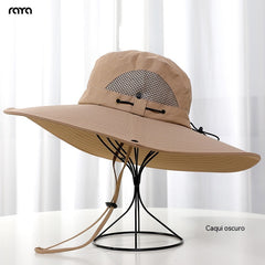 🔥【Compra 1 y llévate 1 gratis】👒Sombrero de pescador para exteriores de verano, sombrero de protección solar para pesca