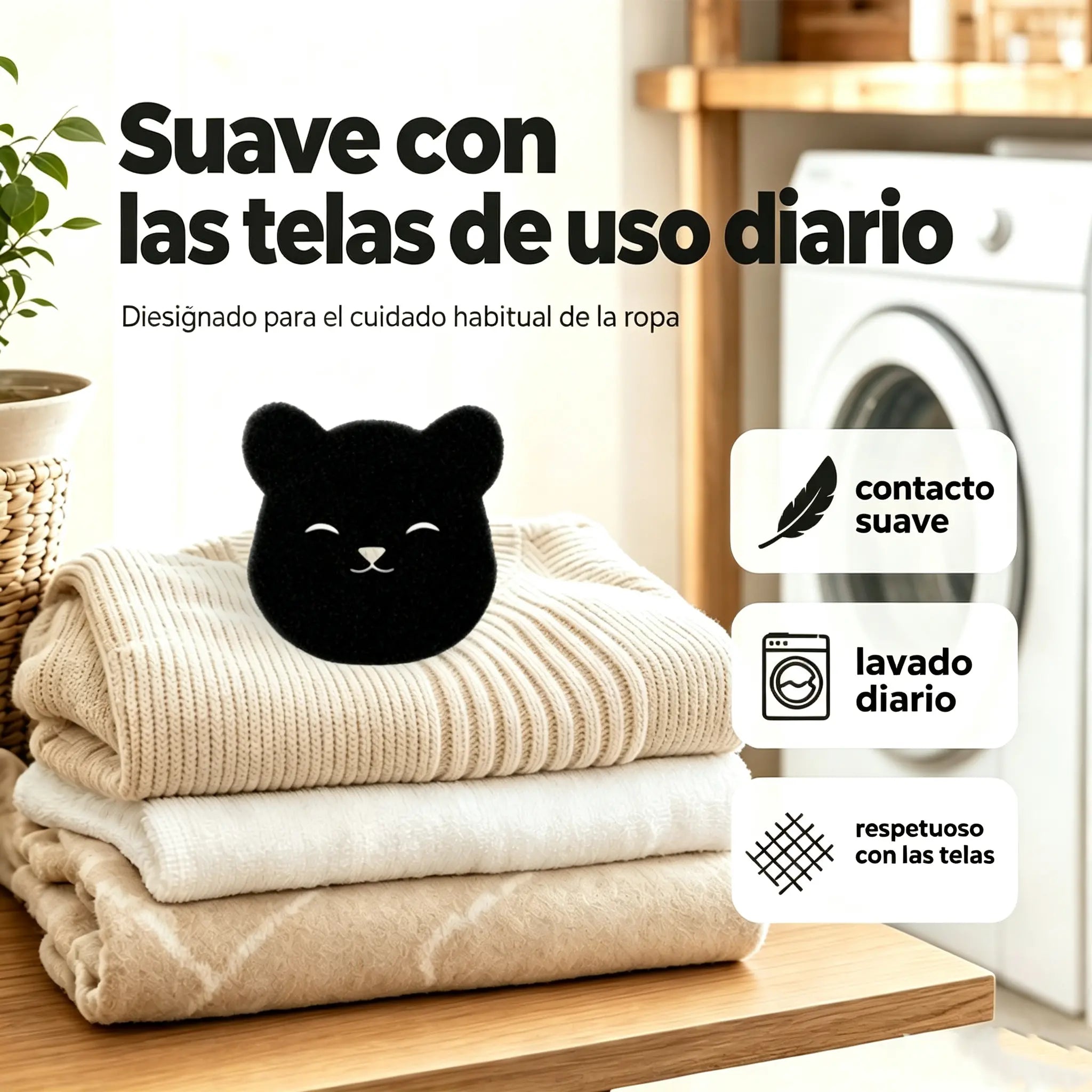 【10 piezas】🐻 Eliminador de Pelos de Mascotas para Lavadora – Diseño de Osito, Reutilizable, Antienredos y Uso en Seco y Húmedo 🧺✨