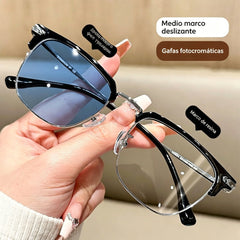 Gafas inteligentes con zoom automático contra la luz azul
