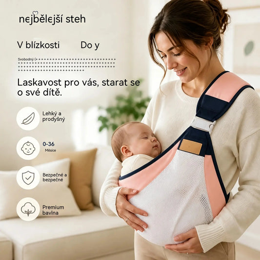 📢📢50% sleva!! ⏰Lehké nosítko pro miminka – prodyšné, ergonomické a nastavitelné – perfektní volba pro budování vztahu mezi rodiči a dětmi a každodenní výlety🌿