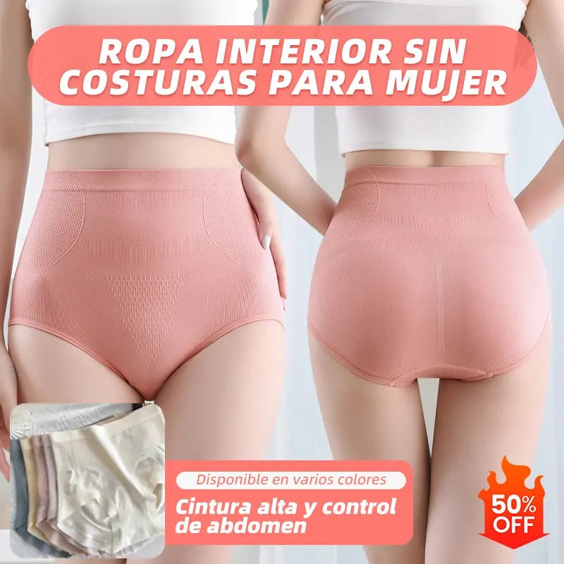 🔥【Juego de 7 piezas】🔥【40-90 kg】Ropa interior adelgazante de cintura alta sin costuras para mujer