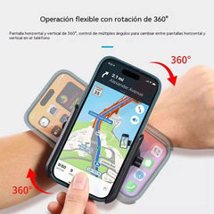 Soporte para teléfono de muñeca, correa universal para la muñeca para correr, practicar deportes, hacer transmisiones en directo y navegar.