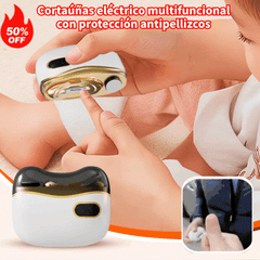 ✂️💅🔥Entrega en 7 días🔥 Lima de uñas eléctrica multifuncional, cortauñas eléctrico con protección antipellizcos