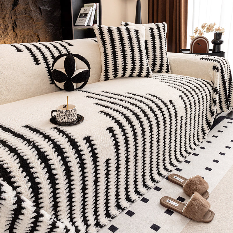 🛋️Oferta especial de Navidad para madrugadores:🎉 funda de sofá suave y antideslizante de felpa🍂【180*130cm】【180*150cm】
