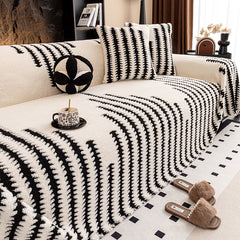 🛋️Oferta especial de Navidad para madrugadores:🎉 funda de sofá suave y antideslizante de felpa🍂【180*130cm】【180*150cm】