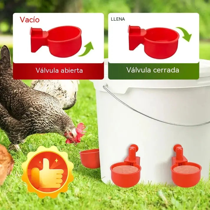 🐔10 piezas 27 euro🐓 Bebederos automáticos para aves de corral con rosca de 5/16 pulgadas