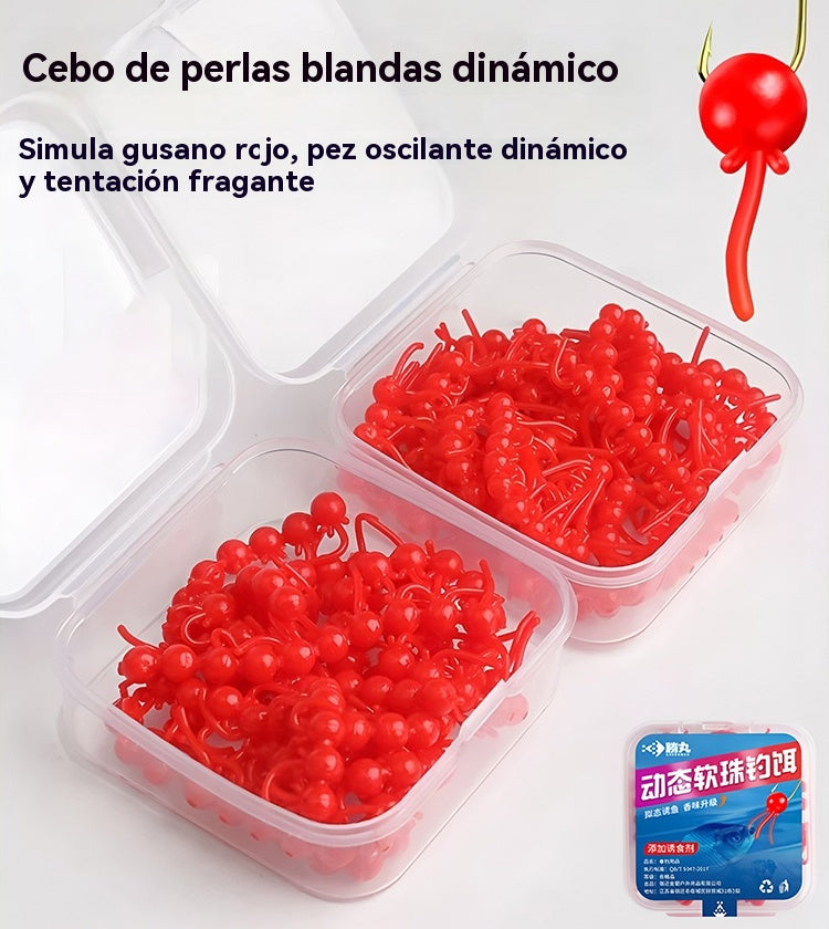 🎣Señuelo dinámico de cuentas suaves, señuelo biónico