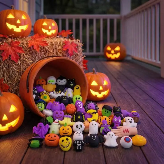 50 kosov 26 evrov🎃Igrače za lajšanje stresa v obliki empanade za noč čarovnic, čudovite empanade z bučnimi duhovi za lajšanje stresa.