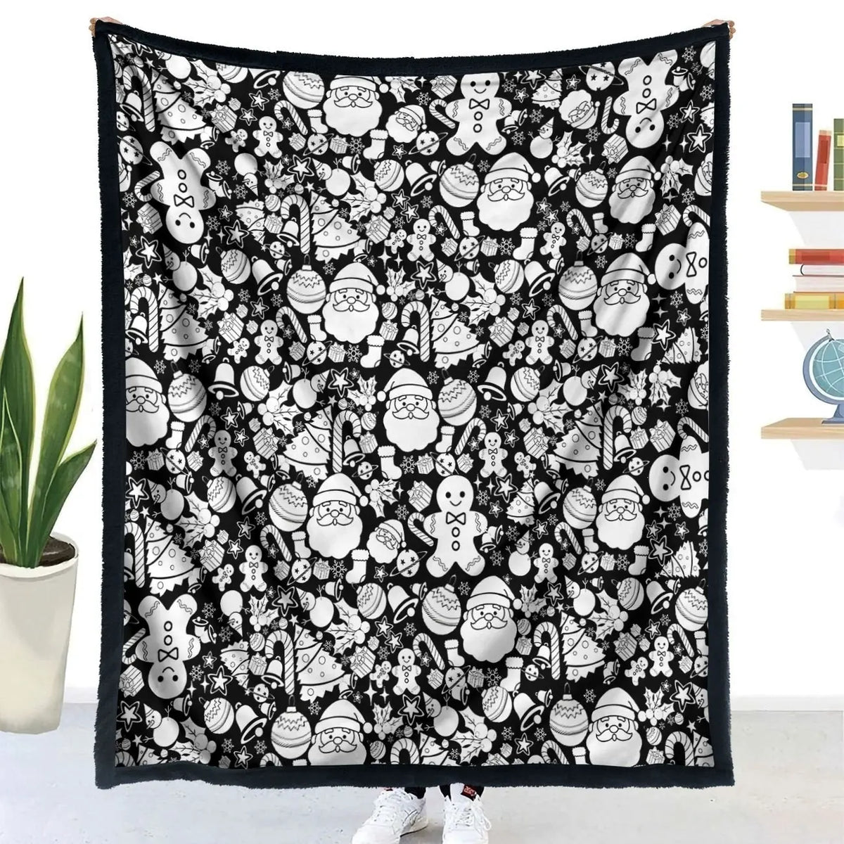 🎨 1 piezas 35 euro✨ Manta para colorear en familia (DIY) – Suave tejido polar, creativa y versátil 🧶