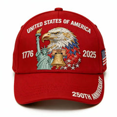 🔥【Compra 1 y llévate 1 gratis】🗽Gorra conmemorativa del aniversario de EE. UU./Gorra de béisbol