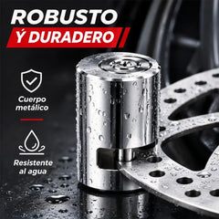 🔒🛡️ Candado de Disco Antirrobo de Aleación de Acero para Bicicleta, Moto y Patinete Eléctrico, Cerradura de Seguridad Resistente y Compacta 🚲🏍️