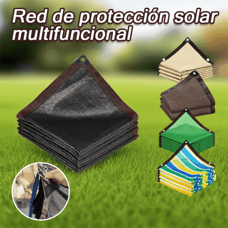 🏆【🔥Oferta imperdible】☀️⛱️【2*3m】Malla exterior para sombra y aislamiento térmico