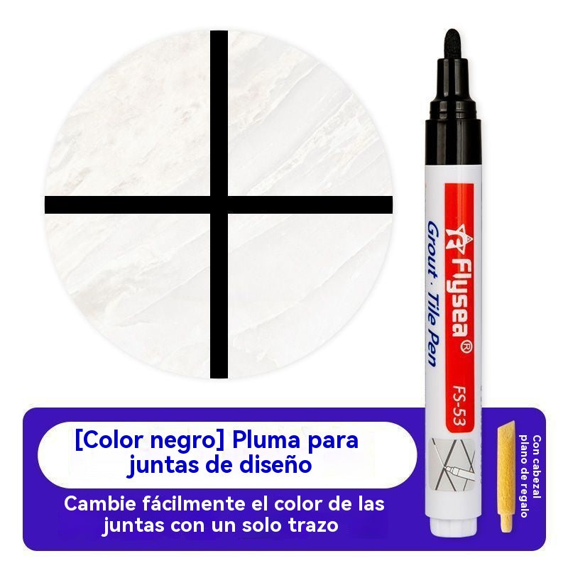 ✨【2 piezas】Bolígrafo reparador de lechada de azulejos: elimina el moho y cubre las grietas 🏠🎁