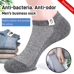 🔥🧦【10 pares】(Tallas 35-48) Calcetines cortos transpirables y resistentes al olor para hombre, nuevos para el verano