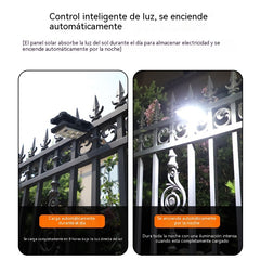 💥Luz solar con sensor de cuerpo humano y clip, resistente al agua