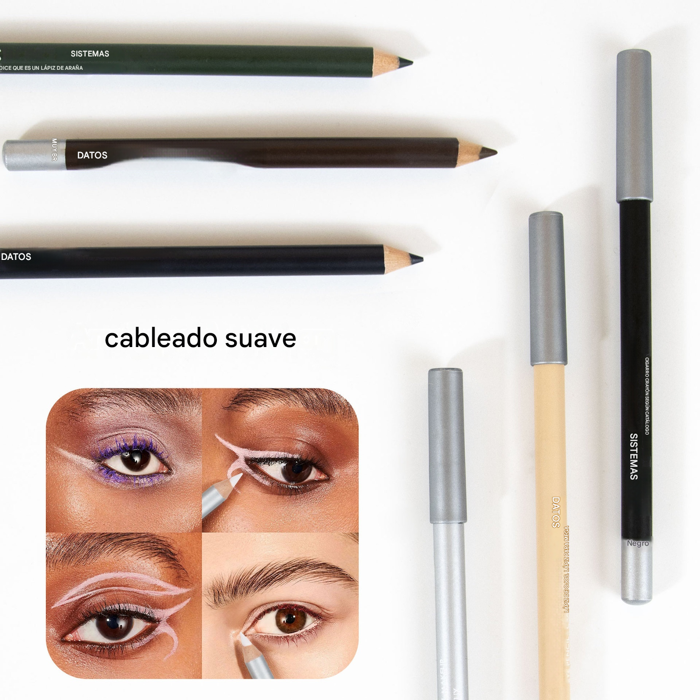 🔈🔈¡50% DE DESCUENTO AHORA!💜5 piezas por 25 euros💜Delineador de ojos de madera, resistente al agua, de larga duración y resistente al agua.