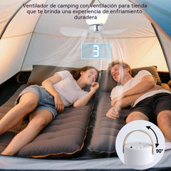 ⏰ Oferta por tiempo limitado: ¡Ventilador de techo recargable con luz LED! 🌬️✨Carga USB