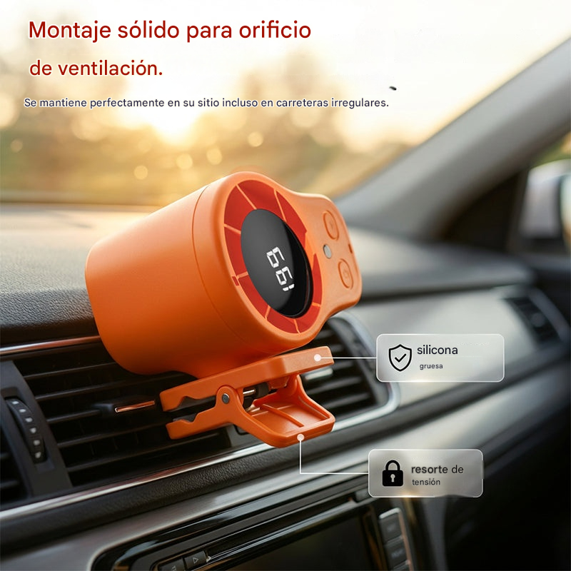 ✨Ventilador turbo portátil para refrigeración de coche