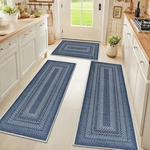 📢📢¡40% de descuento por tiempo limitado! 【40*60+40*120cm】⏰Elegante alfombra tejida para pasillo