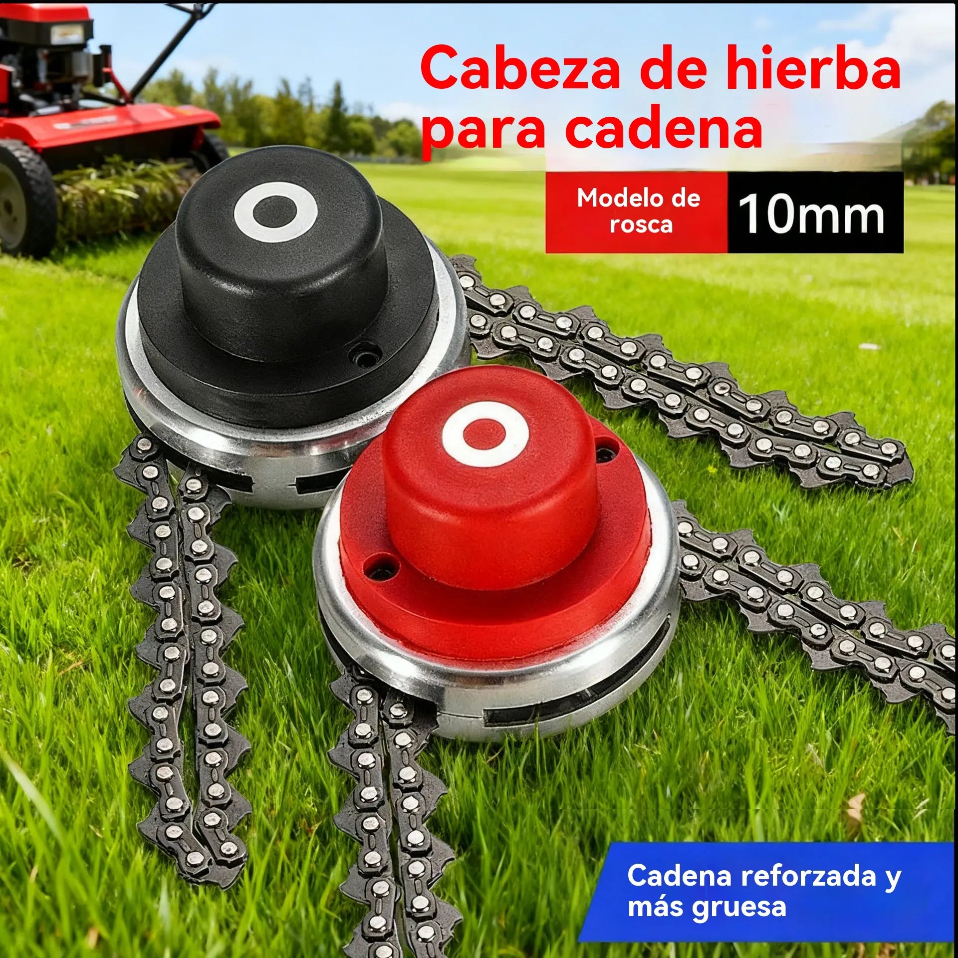 🔥Cabezal de corte de cadena/cortacésped universal