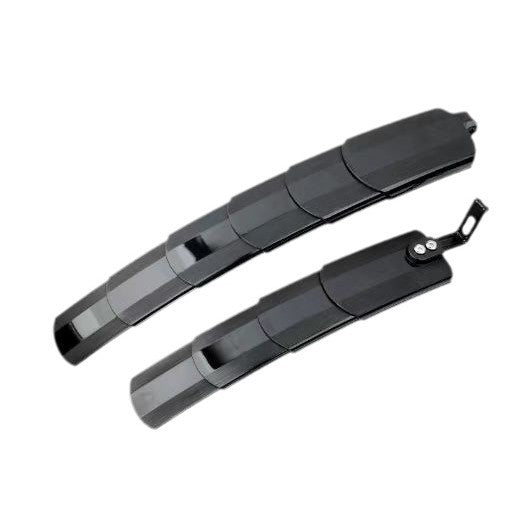 🚴【Guardabarros delantero + guardabarros trasero】Guardabarros portátil para bicicleta, plegable y telescópico para la lluvia.