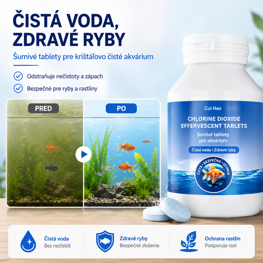 🐟【100 Tabletas】【Compra 1 y llévate 1 gratis】💧 Tabletas efervescentes para limpiar el agua de acuarios y estanques, tabletas oxigenantes para acuarios 🔥