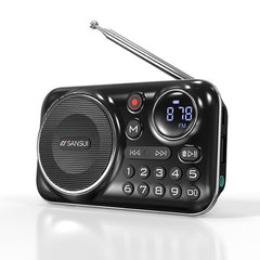 【💥Poslední den, sleva 50 %!】✨Přenosné rádio s Bluetooth, hudební přehrávač, podporuje paměťové karty a USB flash disky.
