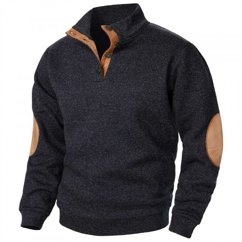 🔥【Especiales de otoño】💥Nueva sudadera de cuello alto para hombre