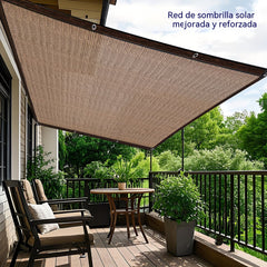 🏆【🔥Oferta imperdible】☀️⛱️【2*4m】Malla exterior para sombra y aislamiento térmico