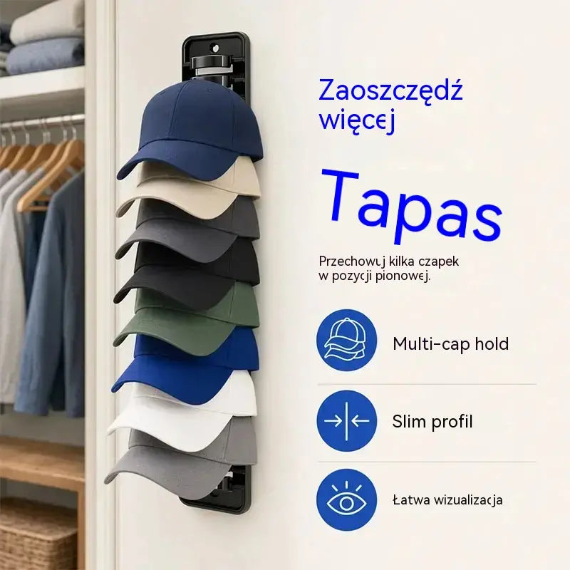 【2 sztuki】Organizator na czapki oszczędzający miejsce