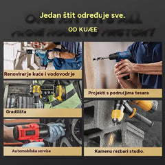 【4+5+6+8+10+12 mm】 | Set spiralnih svrdala s 5 oštrica za teške uvjete rada