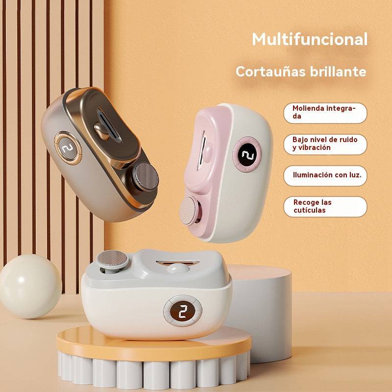 🔥Lima de uñas eléctrica multifuncional, cortauñas eléctrico con protección antipellizcos