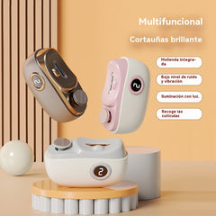 🔥Lima de uñas eléctrica multifuncional, cortauñas eléctrico con protección antipellizcos