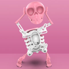 😂Divertido juguete de relojería: Hombre Esqueleto Bailando💀