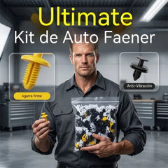 🚗(1 paquete contiene 150 unidades)🔧 Juego de clips de plástico universales para varillas de soporte de amortiguadores de coche