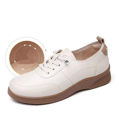 🔥✨【Nuevos estilos de otoño】🔥🥿【35-40】Zapatos casuales de mujer de piel auténtica - sin cordones, cómodos, suela suave, primavera y otoño