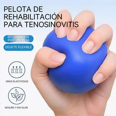【📢50% de descuento】Pelota de entrenamiento para la rehabilitación de la fuerza de agarre, para personas mayores o supervivientes de un ictus, con aro fijo.