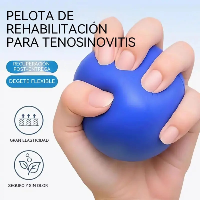 【📢50% de descuento】Pelota de entrenamiento para la rehabilitación de la fuerza de agarre, para personas mayores o supervivientes de un ictus, con aro fijo.