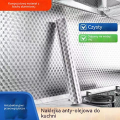 【30cm*10m】🛡️ Samoprzylepna Folia Aluminiowa – Odporna na Tłuszcz, Wysoką Temperaturę i Łatwa w Czyszczeniu