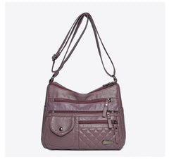 🔥Último día⏰50% de descuento👜Bolso de cuero suave de gran capacidad y múltiples capas para mujer