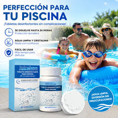 🔥Compra uno y llévate otro gratis (2 botellas) de pastillas efervescentes para limpiar piscinas