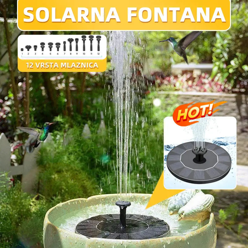 💥Fuente de agua alimentada por energía solar