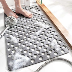 🛁【70x38cm】Alfombrilla de ducha antideslizante y antibacteriana de seguridad🚿 Previene eficazmente caídas y lesiones
