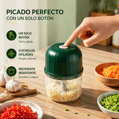 👍👍Mini Picadora Eléctrica de Alimentos Eficiente e Inalámbrica