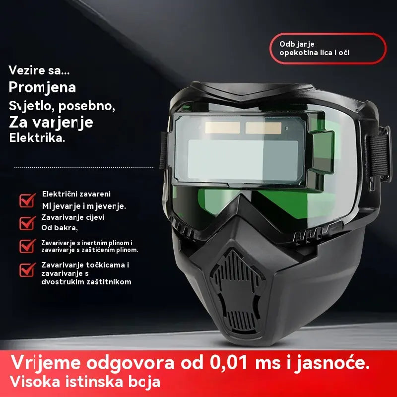 🔥⚡Automatski zatamnjujuća maska za zavarivanje za zaštitu očiju
