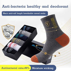 🔥🧦【10 pares】Calcetines desodorantes calientes para hombre absorben el sudor.
