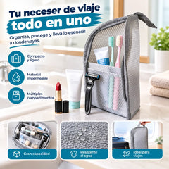 【🔥Compre 1 y obtenga 1 gratis🔥2 piezas】Neceser de viaje portátil, ligero e impermeable.